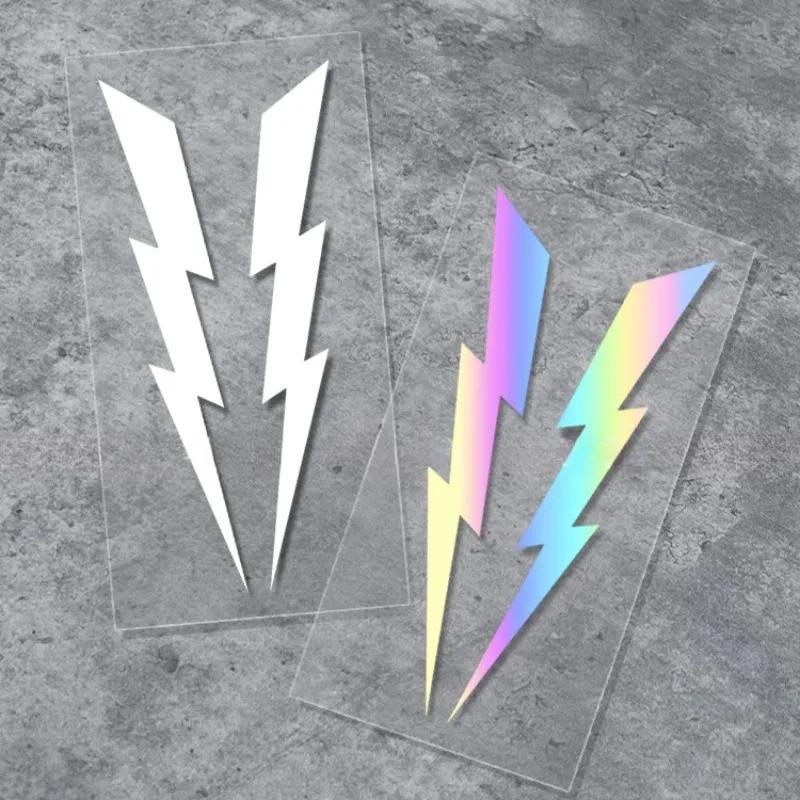 2pcs Lightning Motorcycle Stickers Car Decals DIY Moto Helmet Head Windshield Side Body for DUCATI KTM BMW YAMAHA Kawasaki Vespa
