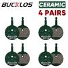 BUCKLOS Ceramic Hydraulic Disc Brake Pads Wear-resistant Low Noise MTB Brake Pad for SRAM AVID BB5 2/4/6/8/10Pair Bike Disk Pads