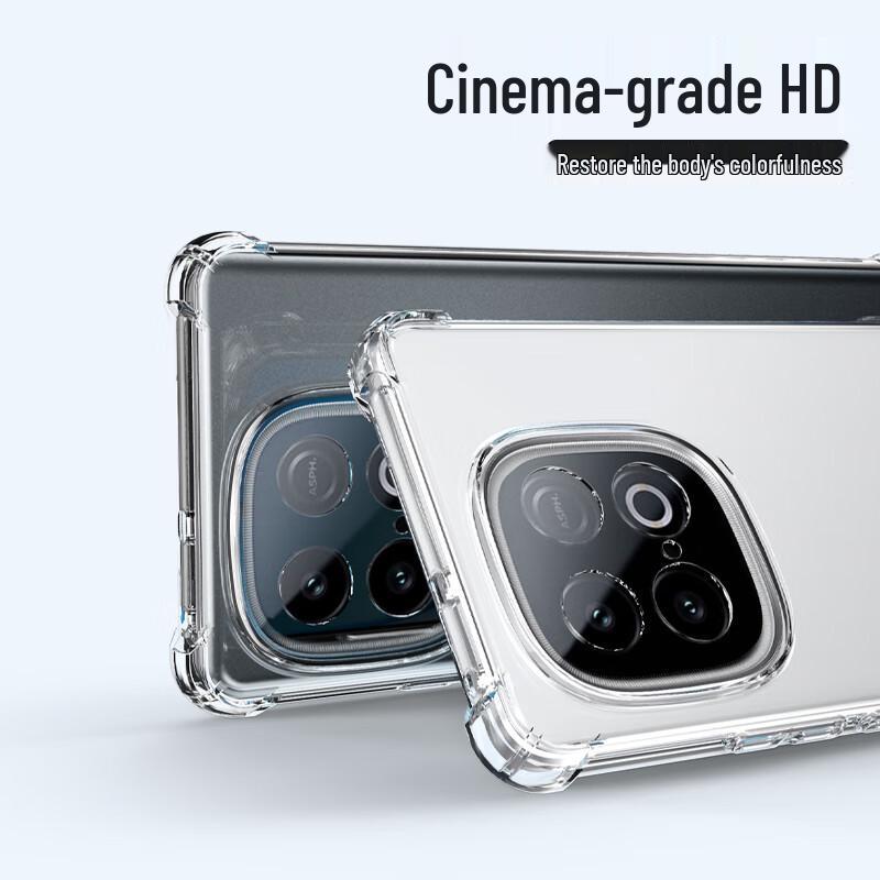 ESCASE Противоударный прозрачный чехол для телефона для iQOO Z10 Turbo Pro