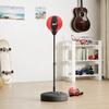 Punching Ball Set with Stand Gloves and Pump Height Adjustable from 81 to 122 cm