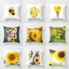Sunflower Home Decor Car Sofa Cushion Cover Bed Printed Pillow Decoration