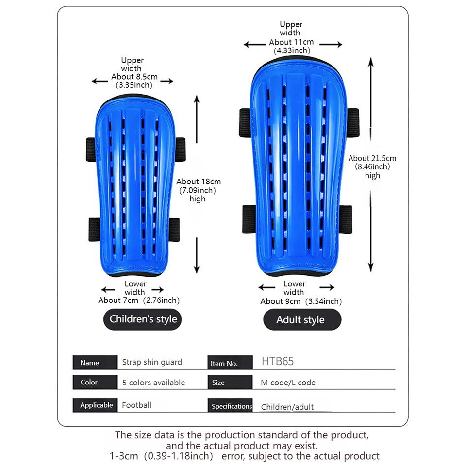 Loogdeel Soccer Shin Guards for Adults and Youths EVA Soccer Shin Guards Protective Gear Soccer Equipment for Kids Boys Girls 1
