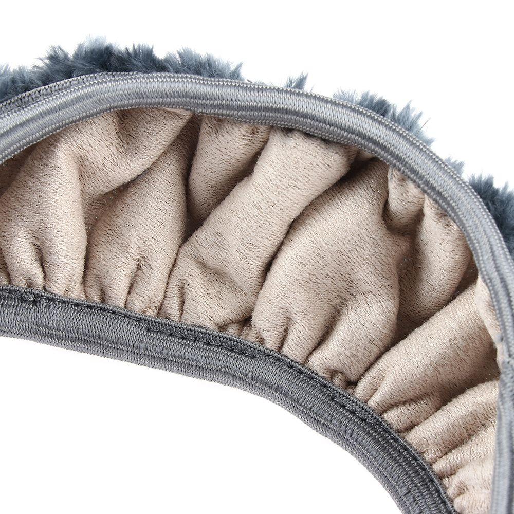1Pc DIY Car Accessory Warm Furry Super Thick Steering Wheel Cover Protector Soft Plush