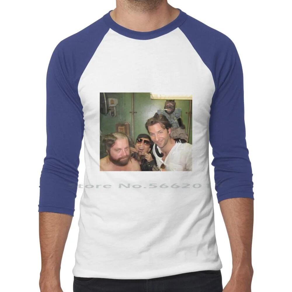 / Постер Похмелье Постер Футболка 100% Хлопок Смешной Похмелье Вечеринка Пьяный Фильм Пьянство Брэдли Купер Комедия Короткий