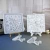 Многоцелевая силиконовая форма для рукоделия Универсальная силиконовая форма для литья настенного искусства для Resin Art и настольных украшений
