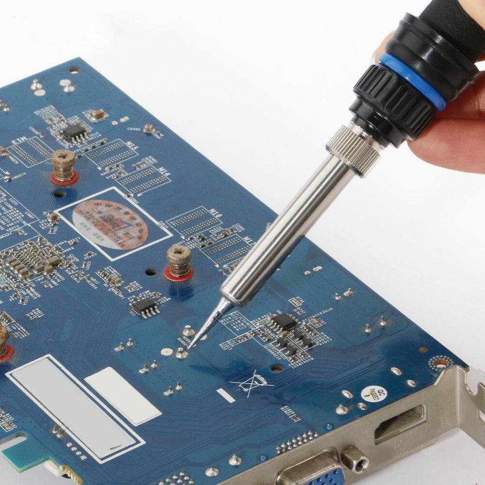 Паяльник с регулируемой температурой, электрический разъем UR 60 Вт 80 Вт, сварочная паяльная паяльная станция, инструмент для ремонта насадок для термокарандашей