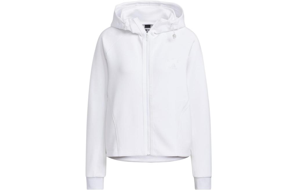 adidas Куртки Женские Белые С Капюшоном Средней Длины Другие HY2820