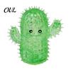 Squeeze Fidget Toy Glitter Cartoon Cactus Toy, Stress Relief Sensory Ball for Home Office School Classroom Portable