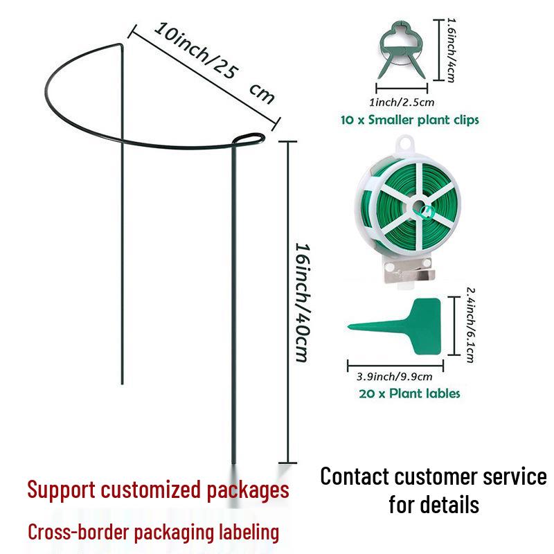 Cross-Border Garden Climbing Plant Support – Metal Wrought Iron Flower Pot Stand