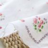 10 шт. Женские платки Вышитые Фрагментарные Цветы Платок Цветочные Разноцветные Тканевые Платки