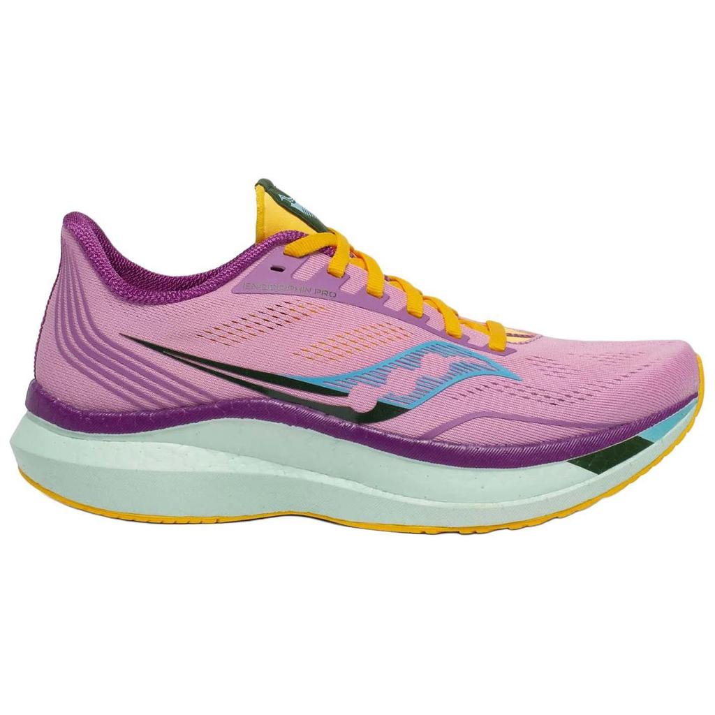 SAUCONY Endorphin Pro Удобные Мягкие Нескользящие Прочные Низкие Повседневные Кроссовки для Бега Женские кроссовки Фиолетовый S10598-26