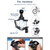 Motorcycle Bicycle Phone Mount Silicone Strap Holder Electric Scooter Navigation Stand for Outdoor Use
