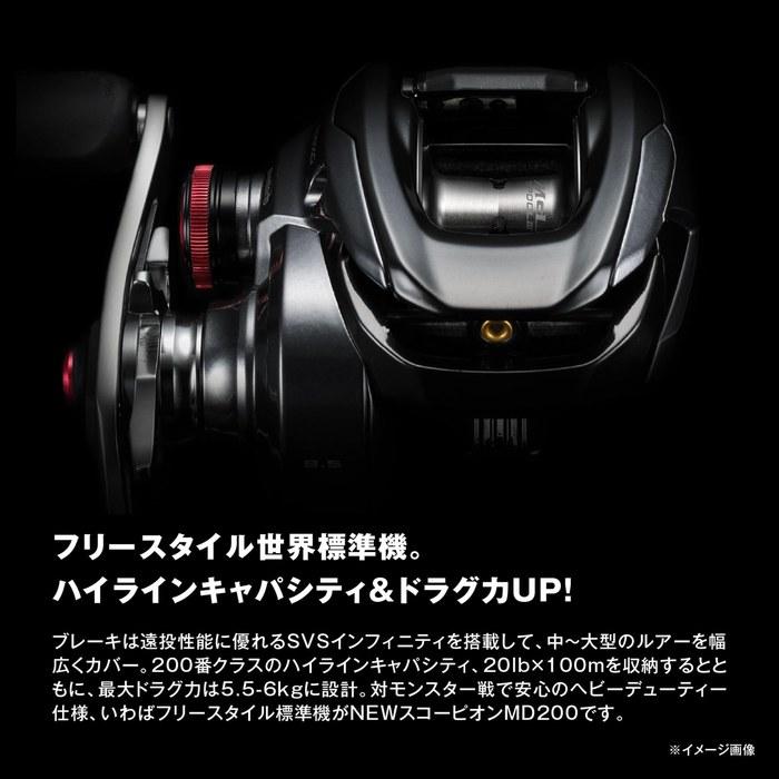 SHIMANO Scorpion MD 200HG (Правильно) Катушка для наживки
