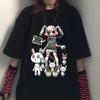 Summer Fashion Goth Female Tee Aesthetic Loose Women T-shirt Punk Dark Grunge Streetwear Ladies Top Tshirts Harajuku Clothing
