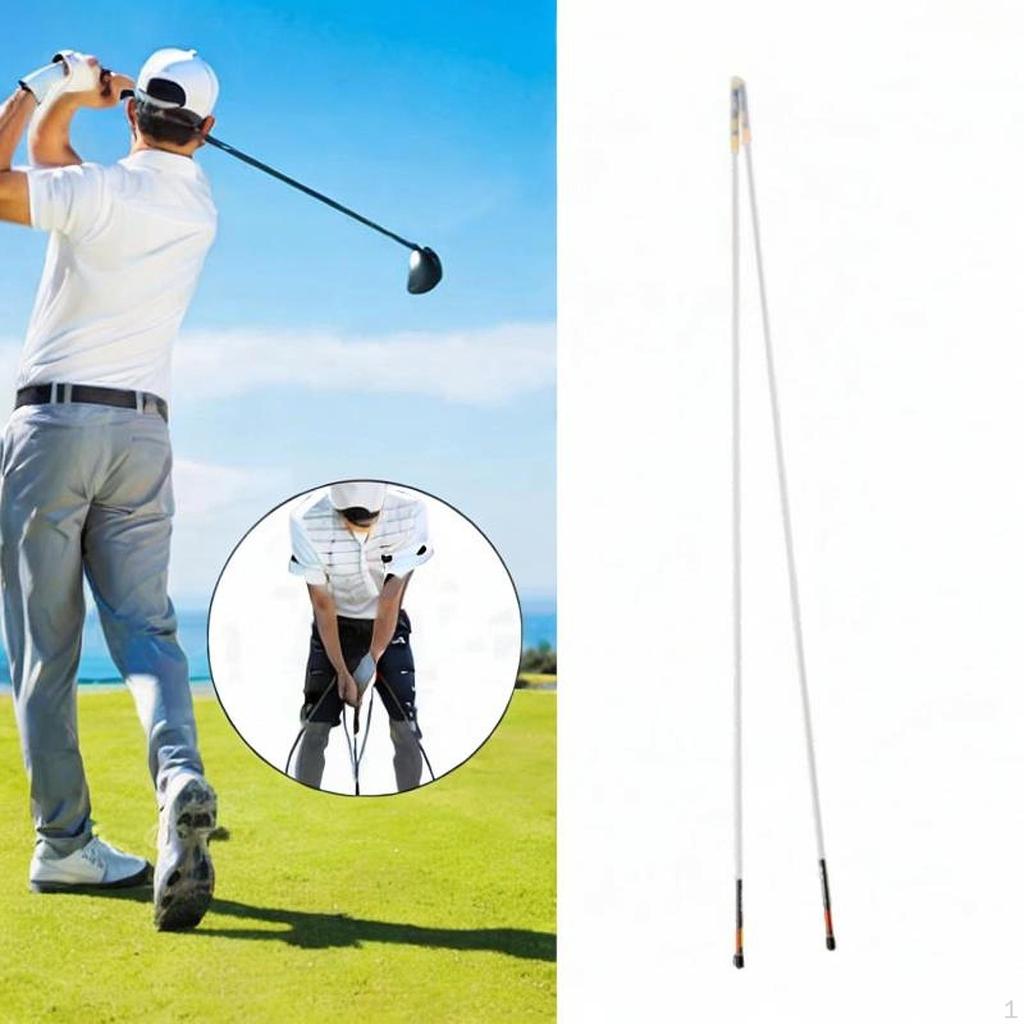 Тренажер для гольфа и тренировочная палка, вспомогательное средство для тренировок на открытом воздухе для гольфистов