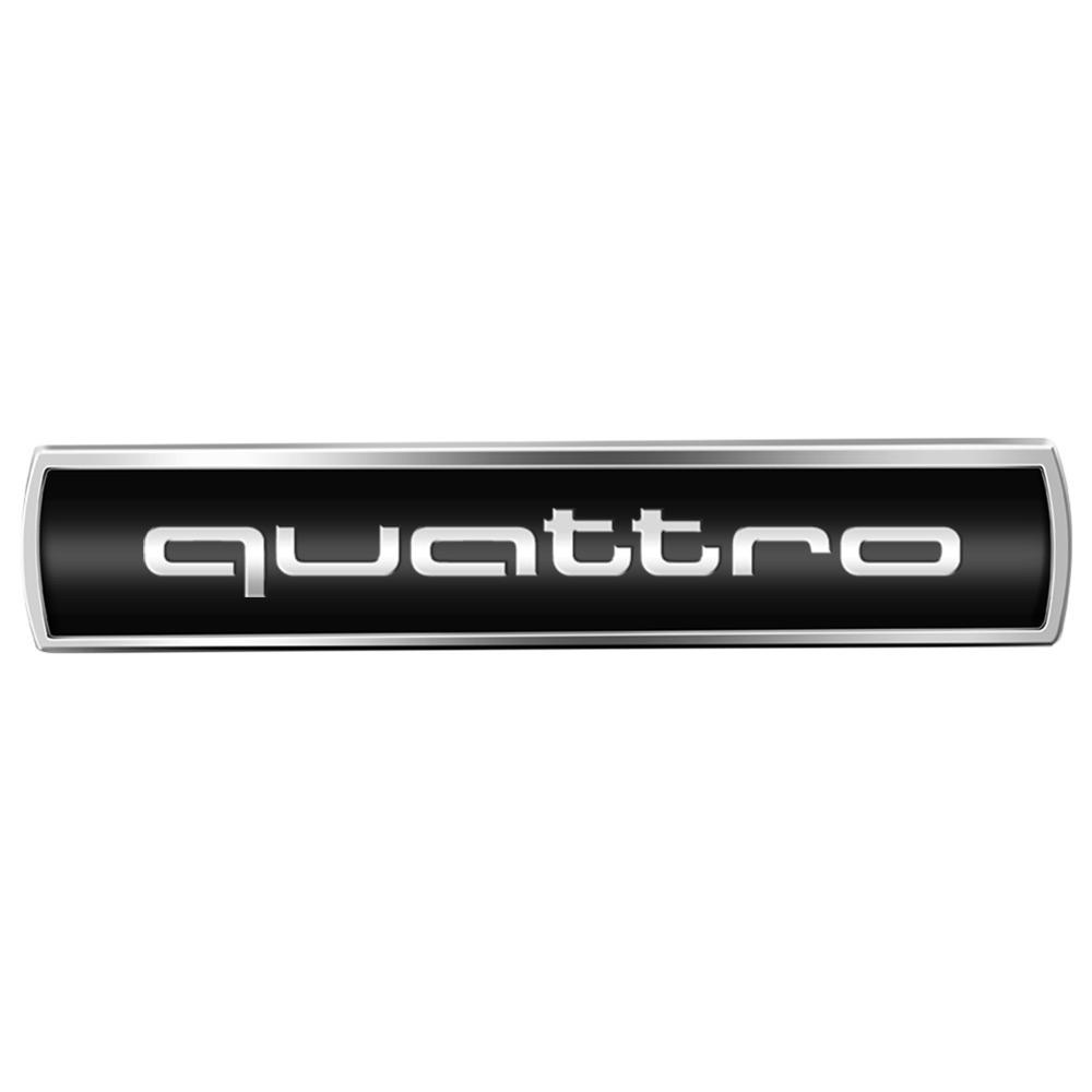 3D Metal Car Emblem Sticker Trunk Body Side Fender Decor Decal For AUDI A1 A2 A3 A4 A5 A6 A7 A8 Q3 Q4 Q5 Q6 Q7 Sline Accessories