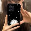 Аниме Чехол для телефона Ganadi Для iPhone 16 15 17 13 14 12 11 Pro Max Plus Черный Чехол-крышка