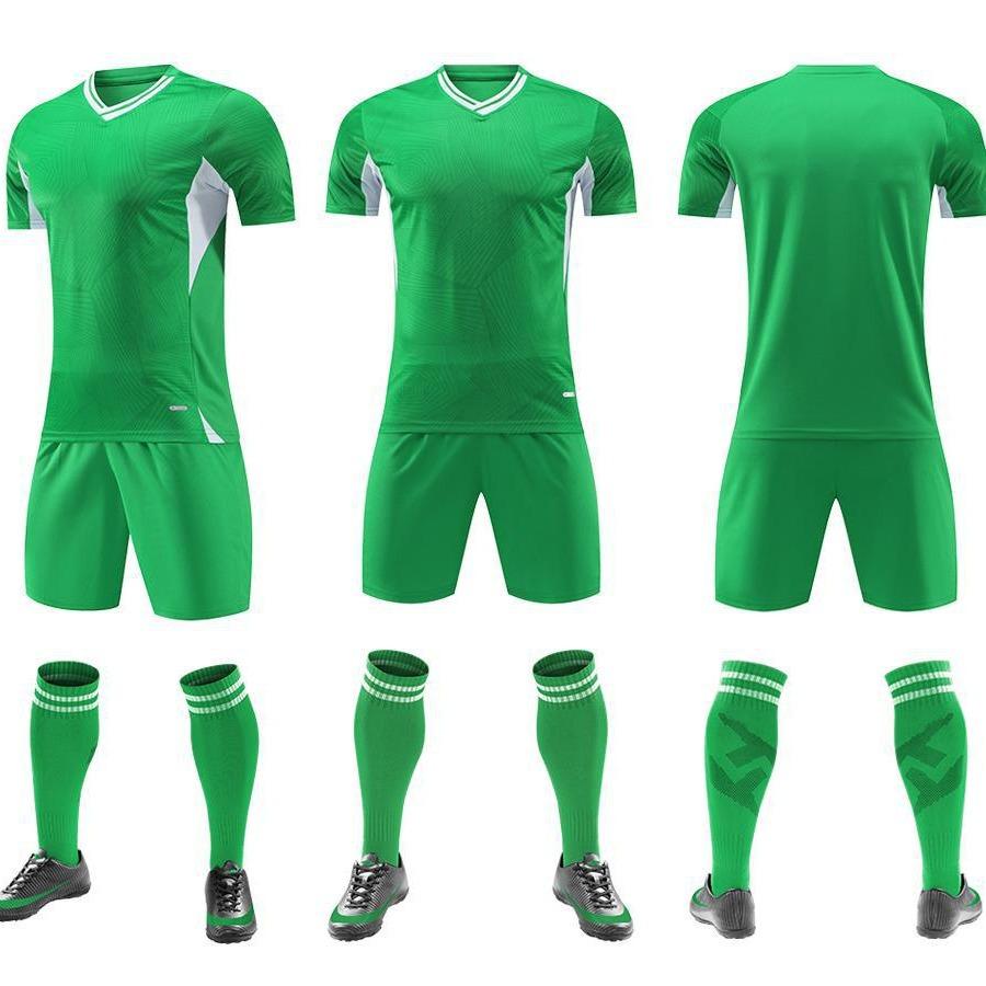 Комплект футбольной формы Мужская и женская игровая форма Летняя футбольная тренировочная форма Футболка с коротким рукавом O