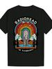 Men'S Vintage Radiohead "In Rainbows" Graphic TeeNeck Short Sleeve T-Shirt Y2K Anime Horror Dark Humor Band Theme Gift Soft