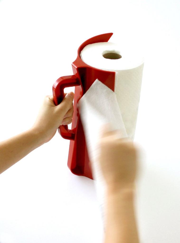 Yawata Kasei sceltevie VERTU DE CARAFE Kitchen Paper Holder, Turquoise Blue