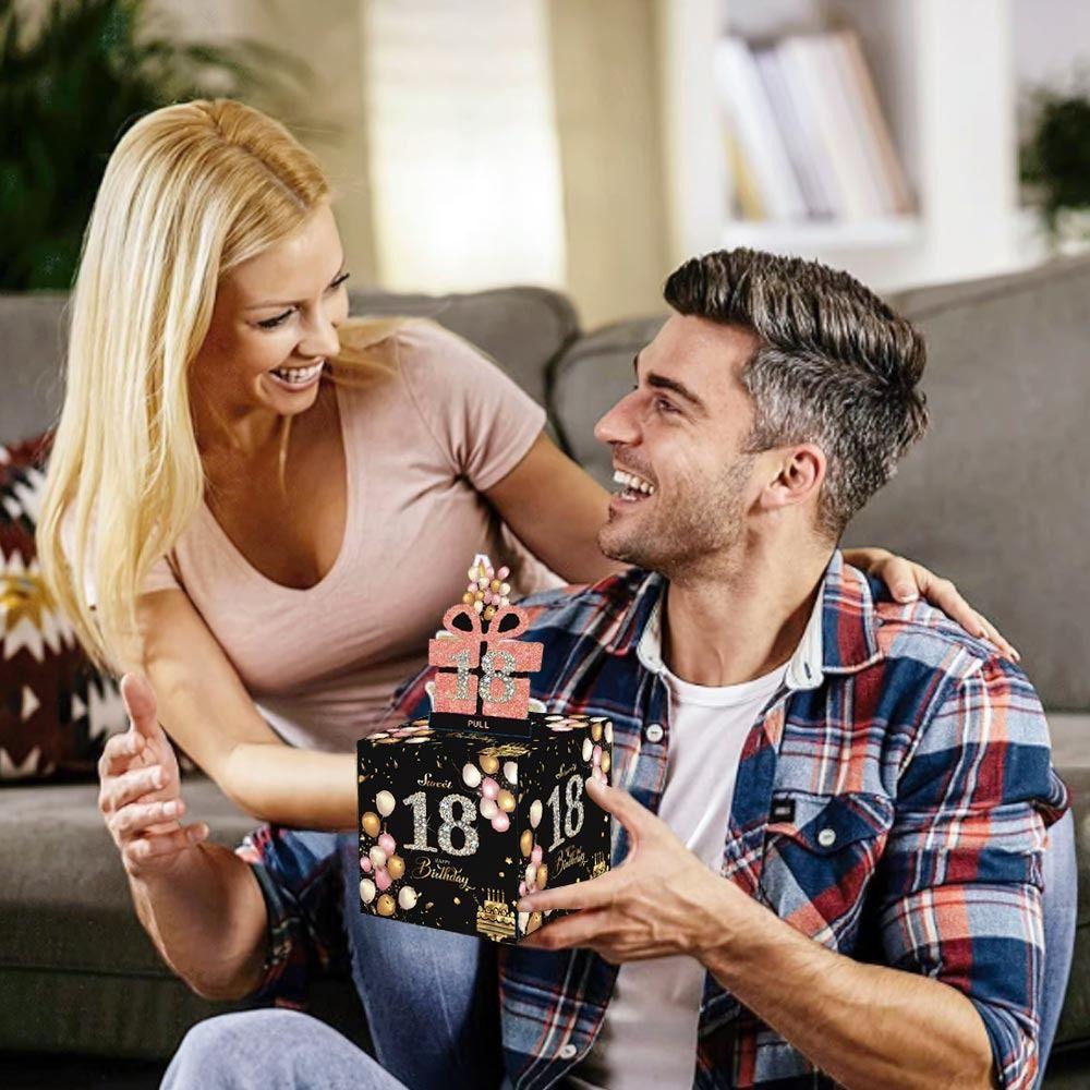 Birthday Surprise Birthday Money Box 16th 18th 21st Money Gift Boxes Surprise Money Box  Party