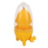 Egg Scrambler Manual Puller Portable Egg Yolk White Mixer with Silicone Pad for Golden Egg Making Yellow