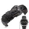 Для Panerai PAM441 448 312 Браслет Высококачественный Ремешок из Натуральной Коровьей Кожи ретро цветочный рисунок Толстый Ремешок для Часов 22 24мм 26мм