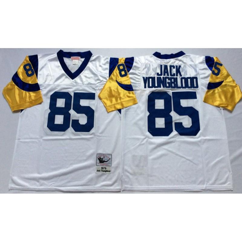 Los Angeles Rams NFL Retro Jersey Men Women Sportswear Football Uniform Fan Apparel Cotton Blend