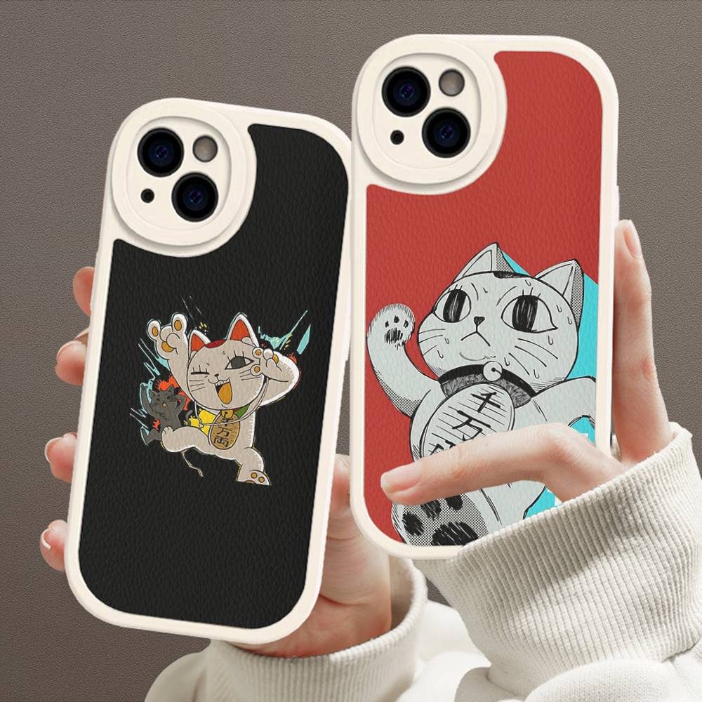 СМЕШНОЙ DAN DA DAN Кожаный чехол для телефона для IPhone 16 16e 15 14 13 12 11 Pro Max Plus Mini Чехол