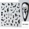 New nail art stickers ins European and American Halloween blood print rose dark spider ghost adhesive nail stickers