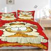 3pcs Garfield Duvet Cover Set - Soft & Breathable Bedding, Includes 1 Duvet Cover and 1/2 Pillowcases (No Insert) yy251107156