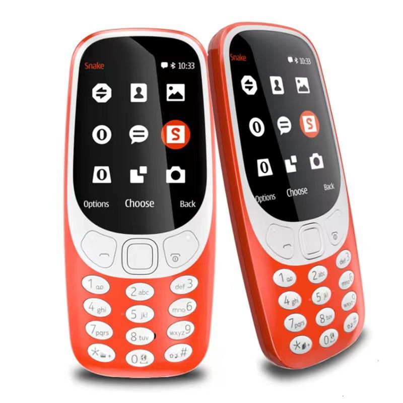 Телефон 3310 2.4 экран GSM 2G две карты двойной режим ожидания, не смарт-кнопка, функция мобильного телефона для пожилых людей