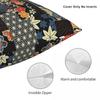 Yiling Wei Kimono Mo Dao Xu Shi Square Pillowcase Polyester Linen Velvet Pattern Decorative Pillow Case Home Cushion Cover 45X45