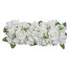 1Pc Wedding Arch Artificial Rose 50cm Hydrangea Flower Row Rose Centerpiece Silk Arch Door Wedding Flower Arrangement Party Room Reception Decor