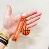 Cartoon Panda Keychain: Halloween & Christmas Charm, Funny Bag Accessory, Basketball Figurine