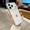 Прозрачный чехол Magsafe для беспроводной зарядки для iPhone 17 Pro 17 ProMax 17 Air Mini Магнитный ПК Прозрачный чехол