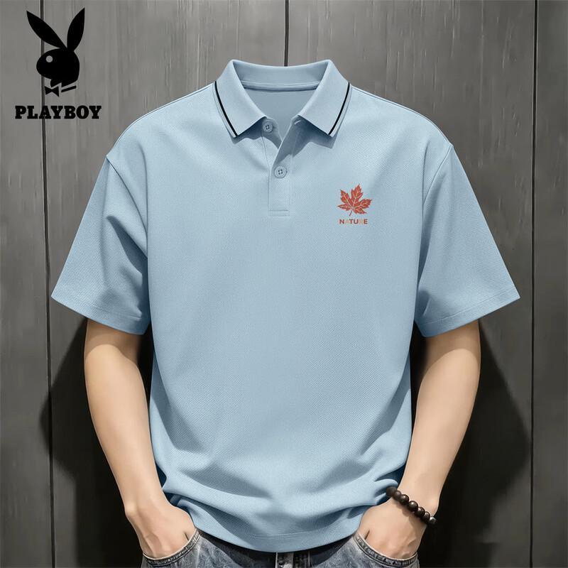 PLAYBOY Мужская футболка-поло свободного кроя