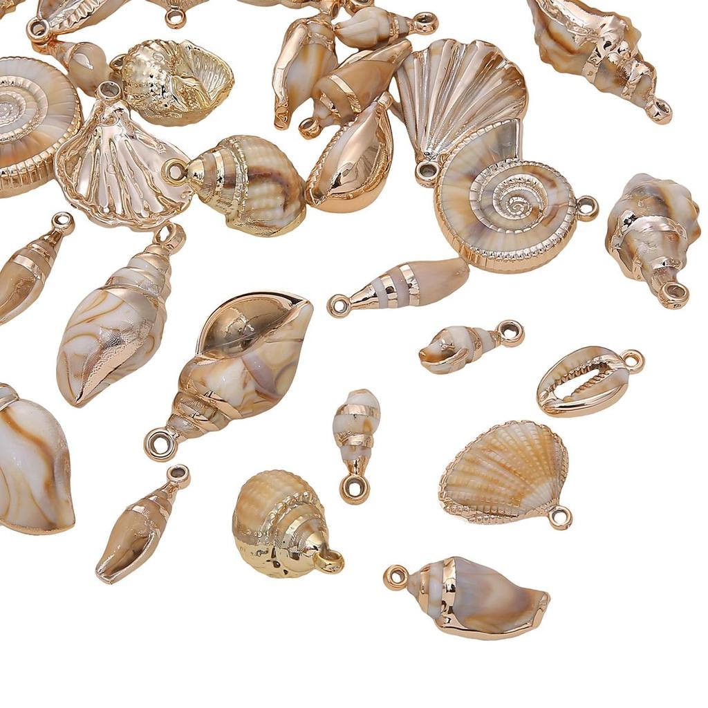 1-10 шт. Акриловая подвеска в виде ракушки для изготовления своими руками ожерелья, браслета, серег, ювелирных изделий, аксессуары для рукоделия