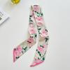 Long Silk Scarf, High-end New Versatile Hair Tie Streamer, Atmosphere Ribbon, Spring and Summer Decorative Scarf, Tied Bag Streamer