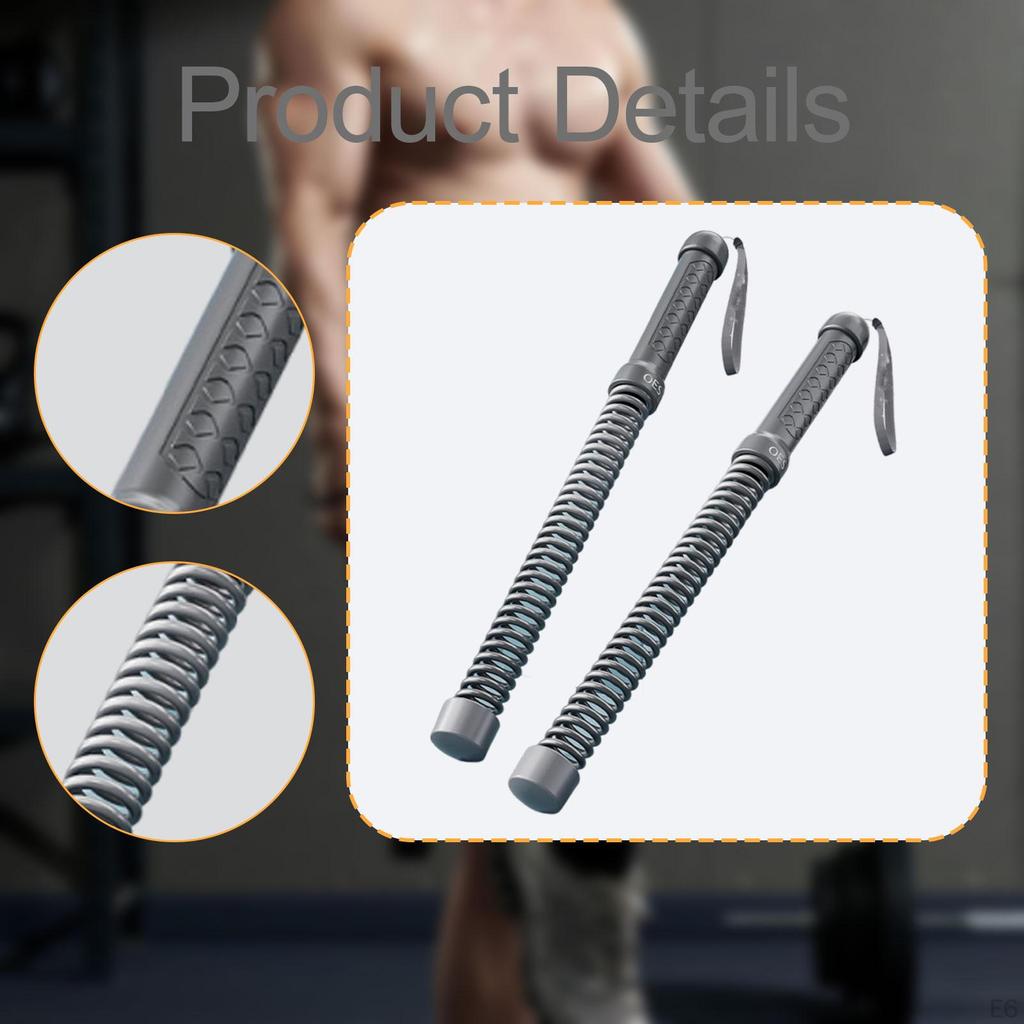 2 Pieces Ropeless Battle Rope Indoor Outdoor Portable Practical Workout