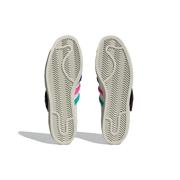 Adidas Originals Han Meilin X Superstar 80S Rooster Leather Low-Top Sneakers Unisex Sneakers White Black Pink ID4386