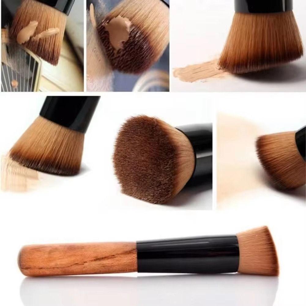 Soft Foundation Brush Flat Top Concealer Makeup Brushes Portable Makeup Brushes