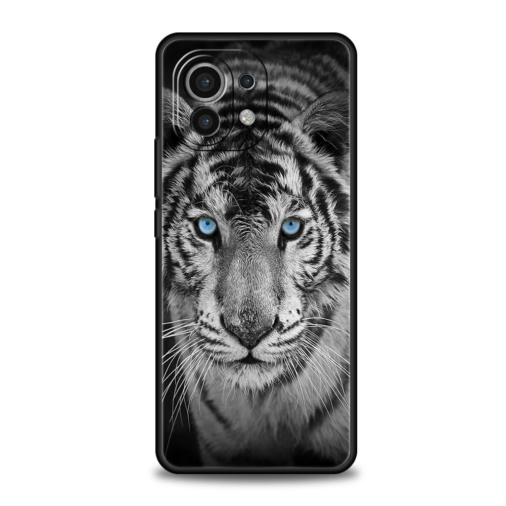 Чехол для телефона Animal White Tiger для Xiaomi Mi 17 15T 15 14 14T 13T 12T Pro 12 13 Lite 5G 11T Poco X6 X7 X5 Pro Мягкий чехол