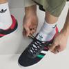 ADIDAS GAZELLE HQ9441 Unisex Originals Sneakers Core Black / Cloud White / Better Scarlet