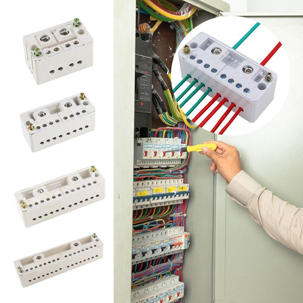 Splitter Circuit Single Phase Going Terminal Box ABS/Copper Terminals Block Household