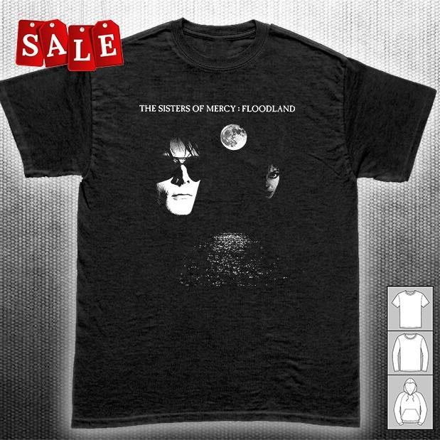 Новая The Sisters of Mercy Floodland Подарок для фанатов Унисекс S-5XL Футболка UH414 Унисекс Футболка