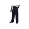Icon Play Solid Logo Wide Leg Knit Sports Pants Kids Bottoms Black FZ6223-010