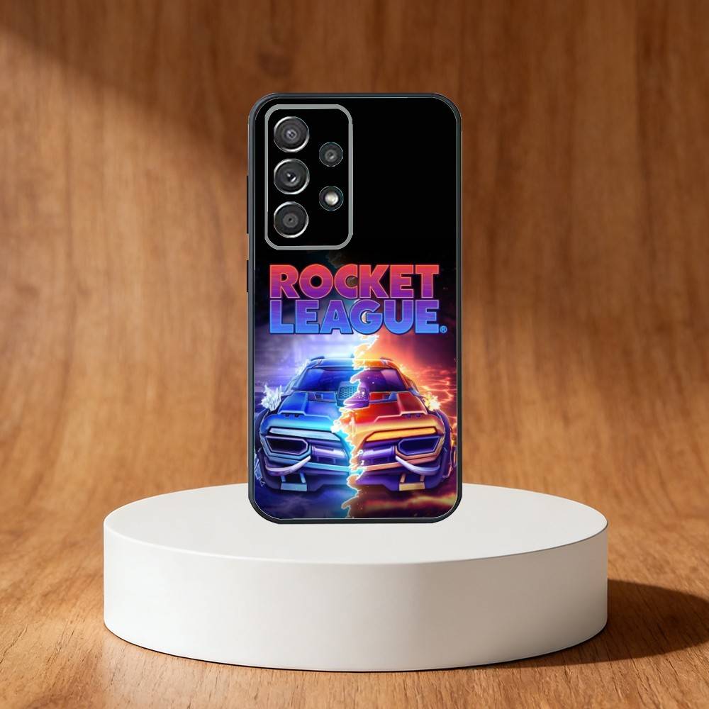 Игровой чехол R-Rocket L-League для телефона Samsung S25, S24, S21, S22, S23, S30, Ultra, S20, Plus, Fe, Note, 10, 9, 5G Черный