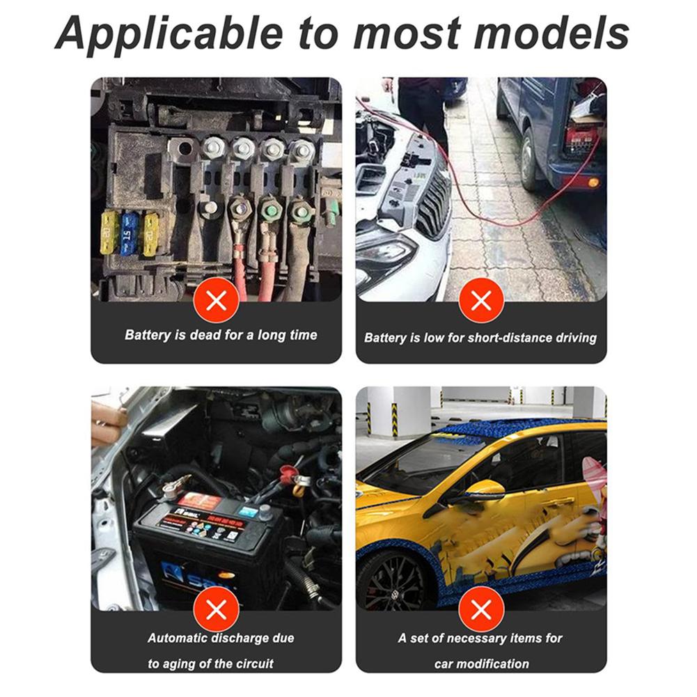 12V/24V Universal Car Battery Disconnect Switch Isolator Car Power Cut Off Switch Battery Terminal Anti-Leakage Switch Car Parts