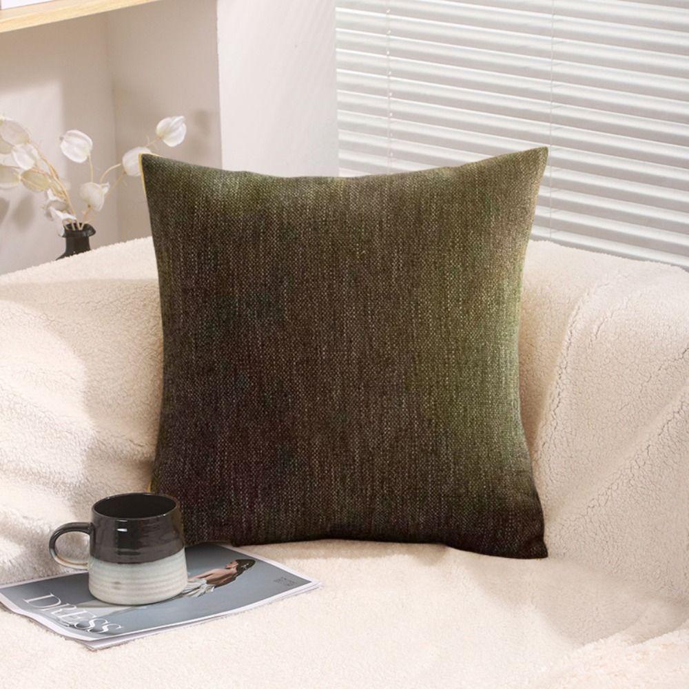 Cotton Linen Cushion Cover Retro Waist Pillow Cover Durable French Medieval Style Pillowcase Hotel